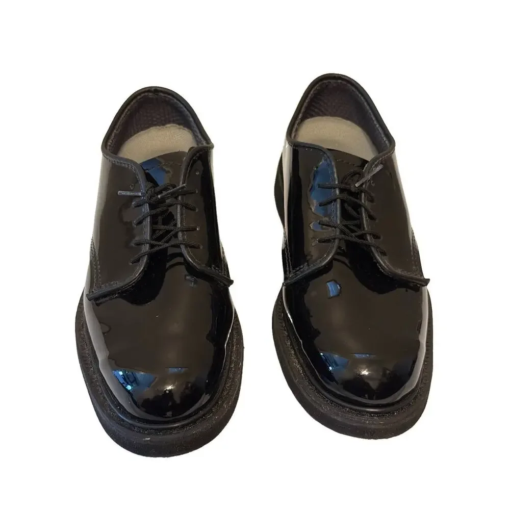 Capps High Gloss Finish Military Uniform Oxford Leather Formal Shoes